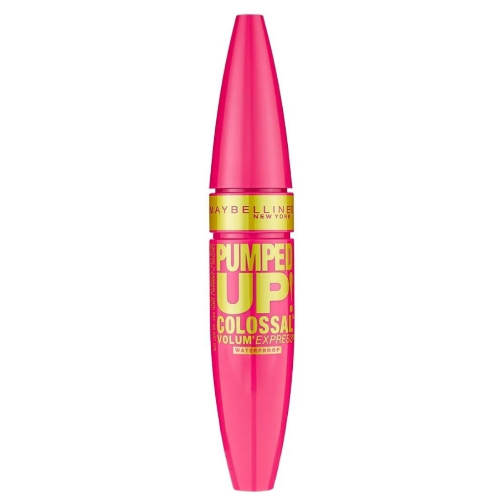 *3/15* NEW Maybelline Volum' Express Pumped Up! Colossal Waterproof Mascara Blac